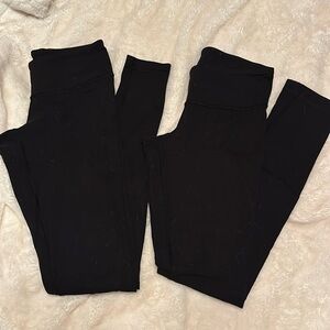 Bundle of 2 Black Lululemon Leggings